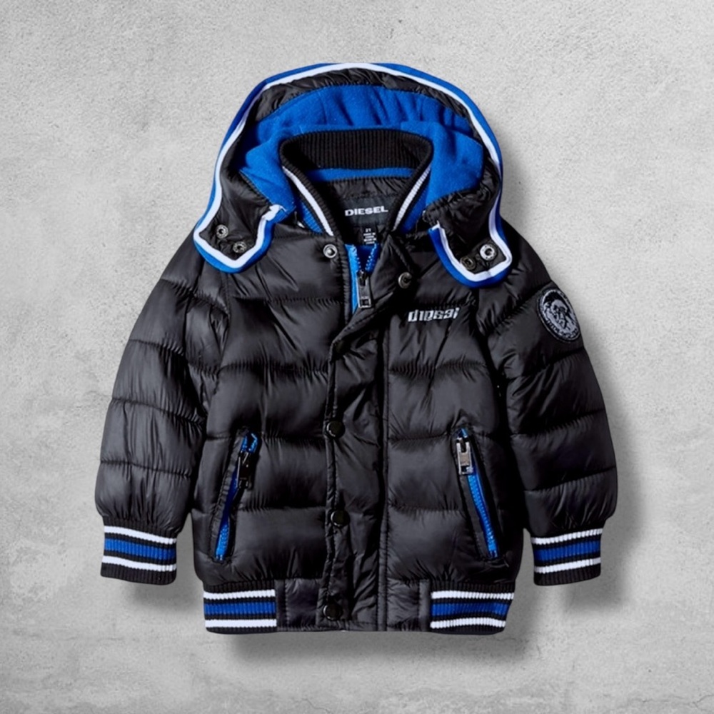 Diesel Kids Puffer Down Hooded Bubble Coat